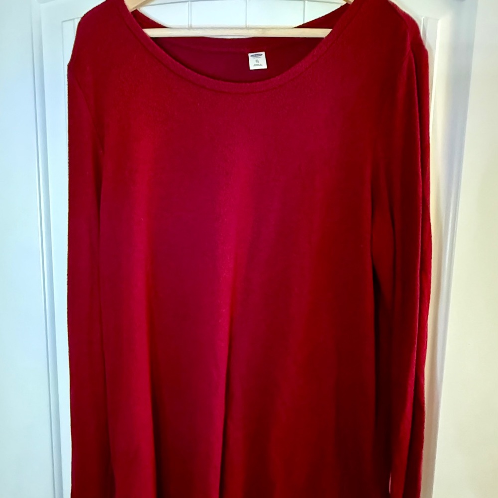 Women’s XL Old Navy Red Long Sleeve Top